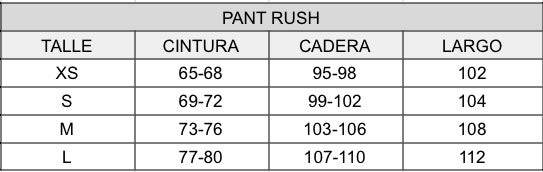 PANT RUSH