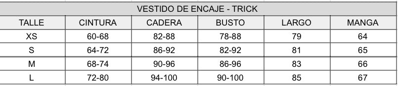 VESTIDO TRICK