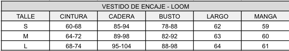 VESTIDO LOOM