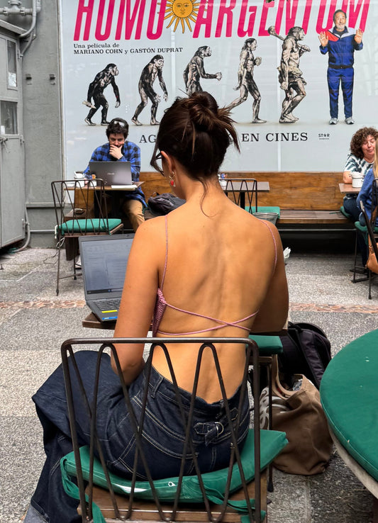 TOP CAPRI [rosa viejo]