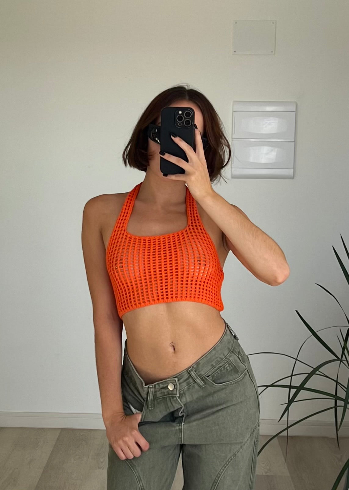 TOP CROCHET V